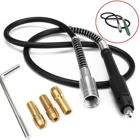 Rallonge Flexible 107 cm pour Outil Rotatif et Perceuse (1/4)