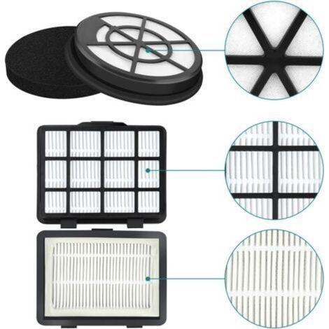 Ersatzfilter – 2 HEPA- und 2 Luftfilter für Bosch Staubsauger der Serie 2 BGC05A220A, BGS05A221, BGS05A222 (1/4)