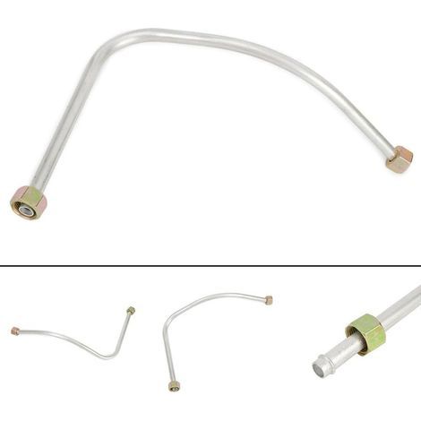 1 Tube échappement aluminium, Filetage G3/8, Diamètre 10mm, Pour compresseur air (1/5)
