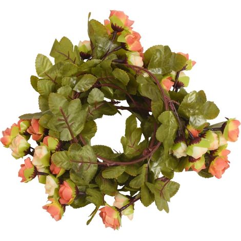 Guirlandes de fleurs 6 pcs rouge vif 215 cm (1/5)