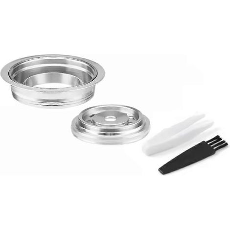Adaptateur de capsule réutilisable pour machine à café Vertuo Next Popporte-filtre à café rechargeable 150 mlargent (1/5)