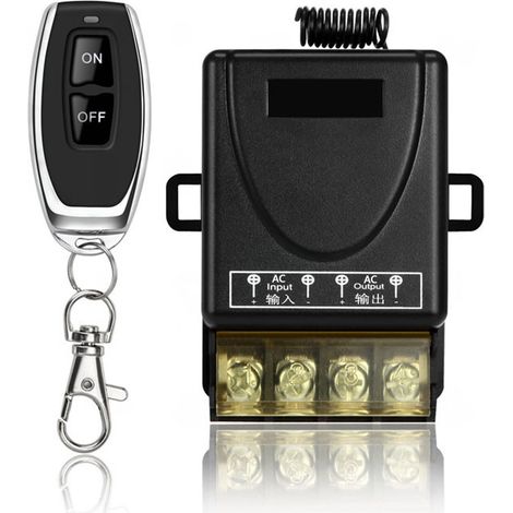 Interrupteur Télécommande 433 Mhz - 30 A - 220 V - Pour Éclairage Intérieur - 1 Pièce (1/5)
