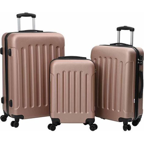 Teenpull – Koffer 3 pcs Roségold 50 x 31 x 78 cm ABS Kunststoff (1/5)