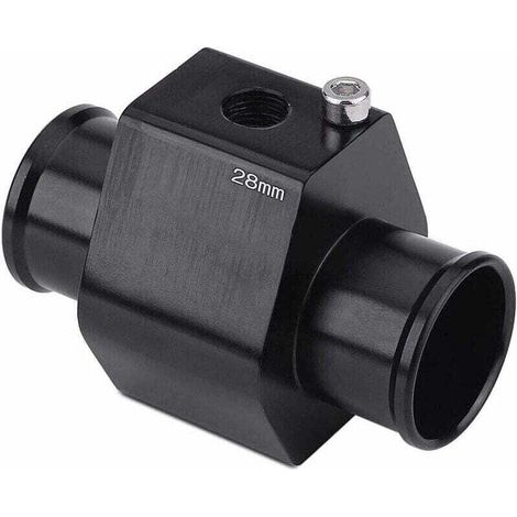 Capteur de température d'eau 28 mm avec adaptateur de sonde, raccord pour durite de radiateur de voiture, manomètre universel en aluminium (1/3)