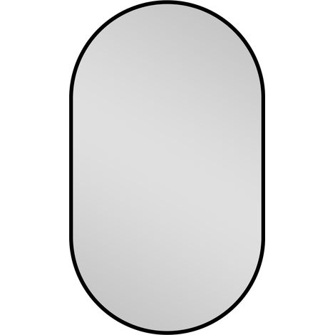 Miroir de salle de bain elliptique 50x80 cm avec verre de sécurité anti-explosion (1/5)