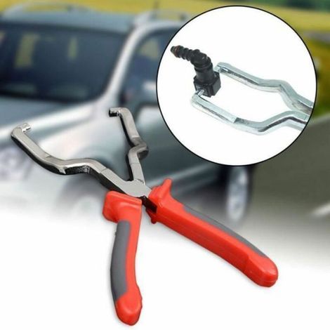 Pince pour connecteur de durite de carburant - 235 mm, Conduite de carburant en acier inoxydable Pince à essence Tuyau Pince Femeo (1/4)