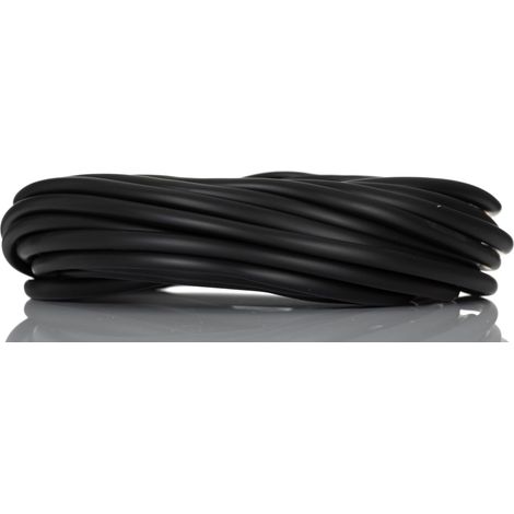 Rs Pro – Gaine thermorétractable 10m – Diamètre 6mm – PVC noir pour câbles jusqu'à 6mm – Température -20°C à +85°C