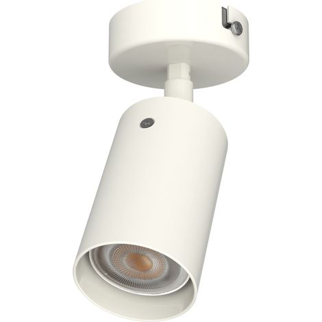 LUMICOM  FORM S Plafoniera, 1X GU10, max 33W, metallo, bianco lucido, D.6cm (1/2)