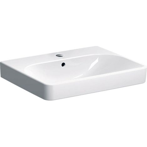 Geberit Smyle Square lavabo 500229, 60x48cm, avec trou pour