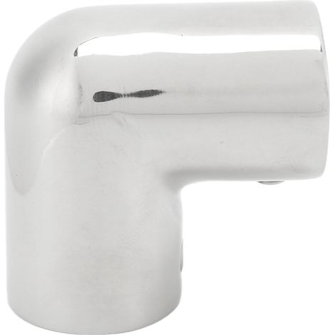 2 Way Boat Hand Rail Right Angle Stainless Steel Sturdy Construction Fine Polishing Boat 90 Degree Elbow Pipe Connector 22MM (1/5)
