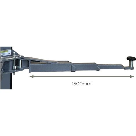 Paire de bras 1.50m avec verouillage et protection pieds- PE 2111 - CLAS Equipements