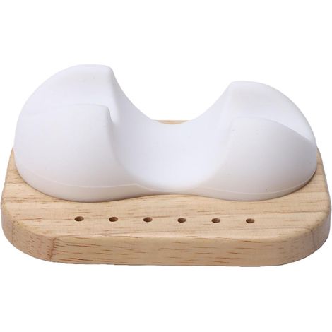 Organisateur de Forets à Ongles, Support de Forets à Ongles avec 6 Fentes Universelles et Rainure en Silicone Souple pour le Stockage de la Perceuse à et L'organisa (Porte-foret à) (1/5)