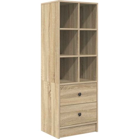 Credenza Madia Buffet con cassetto Rovere Sonoma 45,5 x 34 x 127 cm CDS96311 (1/5)