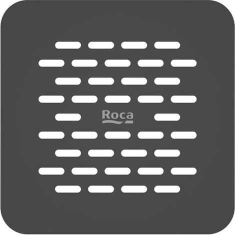 Grille de vidage Brick en acier inoxydable pour receveur de douche Terran-N - Onyx