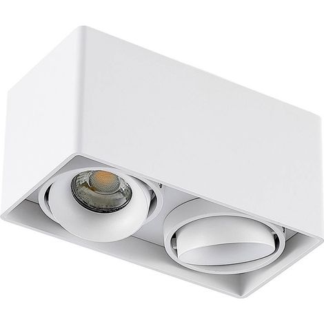 Arcchio Lámpara de techo 'Kubika' en Blanco Aluminio