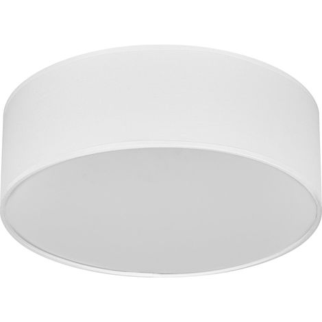 OSRAM Plafonnier ORBIS PARIS 300mm, blanc, culot E27, peut être équipé d'une ampoule connectée, de haute qualité, design moderne, avec abat-jour en tissu, adapté à un usage intérieur, rond, IP20 (1/4)