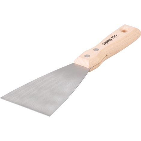 Spachtel Strend Pro Premium S295, 80x1,2 mm, Inox/Edelstahl, Buchenholzgriff (1/2)
