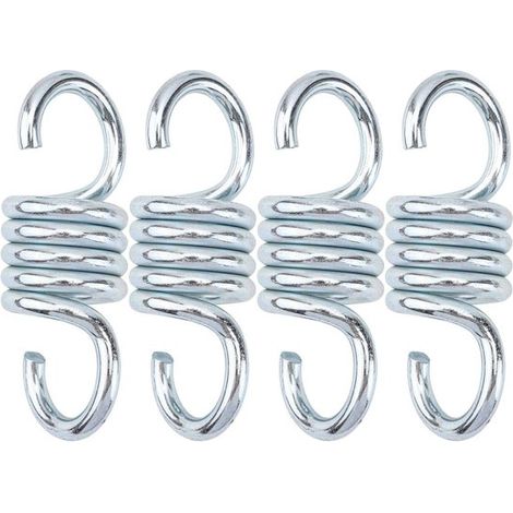 Zugfedern mit Haken - 4 Zugfedern aus Edelstahl für Hängesessel.