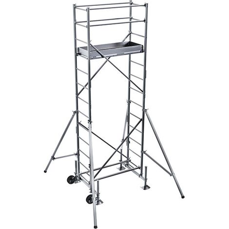 Trabattello 1 Piano - Alt. piattaforma 3.07m. Alt. max. lavoro 5.07m - DA313-THKP