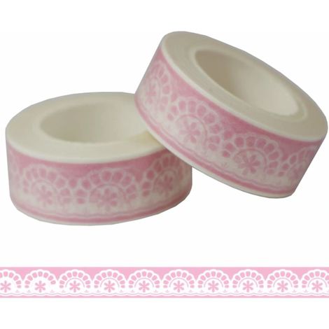 2 rouleaux de ruban adhésif décoratif Washi Tape de 10 m x 15 mm, motifs de Noël mignons, pour décoration, cadeau à faire soi-même (1/3)