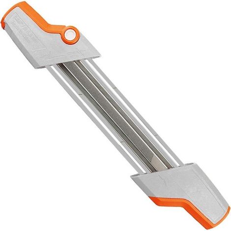 Porte-lime 2 en 1 pour chaîne de tronçonneuse 0.325 Ø 4,8 mm – Aiguiseur ergonomique – Affûtage rapide sans démontage (1/5)