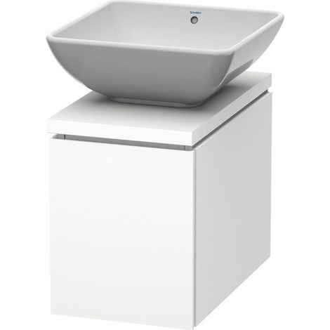Meuble sous-vasque L-CUBE 320x547x400mm blanc mat