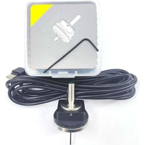 V6 3D Touch Probe Center Finder Desktop for CNC, for Stainless Steel Ball Tip, N NO Optional, 5 24V DC, High Measurement
