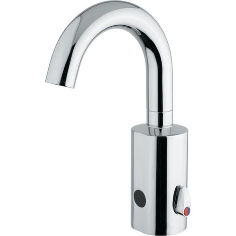 Miscelatore lavabo elettronico con comando a fotocellula Idral Curve 02504-02504/R  230V (1/3)