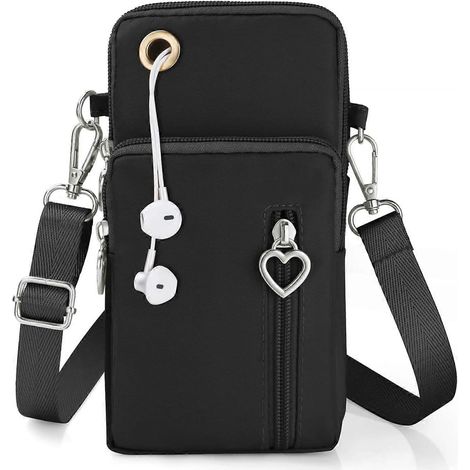 Handytasche zum Umhngen Damen,Umhngetasche mit Kopfhrer Eingang