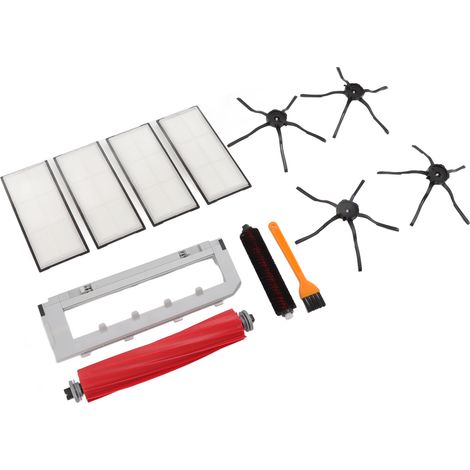 Kit d'accessoires et pièces de rechange pour aspirateur Roborock S7 MaxV, S7 MaxV Plus et S7 MaxV Ultra : brosse en caoutchouc, brosse à cheveux et filtre. (1/5)