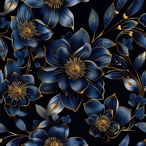 Tela decorativa para exteriores Oxford - Motivo floral I DX5263 (1/5)