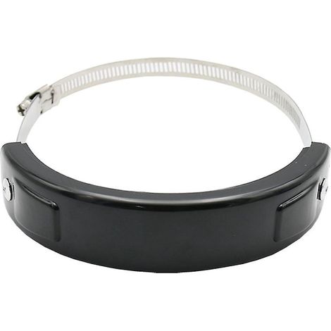 Protecteur d'échappement moto 100mm-160mm Couvre-pot ovale Garde ronde (1/5)