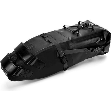 Stabilisateur de sacoche de selle étanche 13 Lgrande capacitéplus stable pour VTT et vélo de routecompatible avec porte-bidonnoir (1/5)