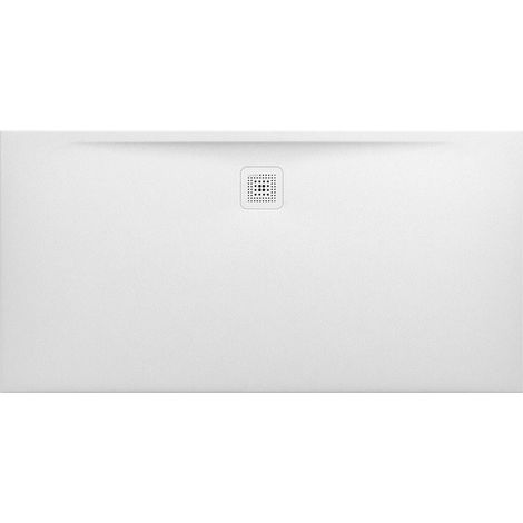 Receveur de douche LAUFEN PRO, rectangulaire, écoulement latéral long, 1600 x 800 x 32 mm, LAUFEN blanc mat
