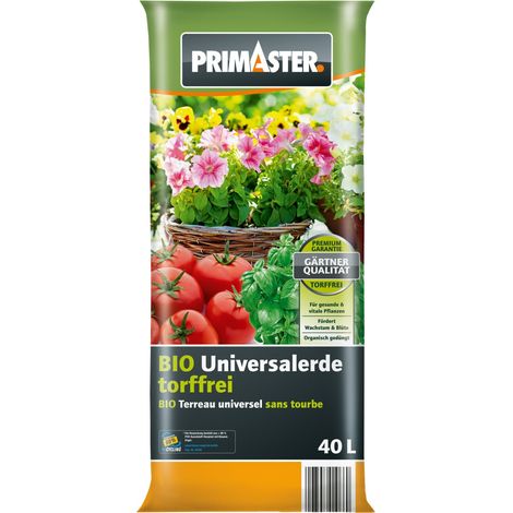 Primaster Bio Universalerde 40 L torffrei Erde (1/3)