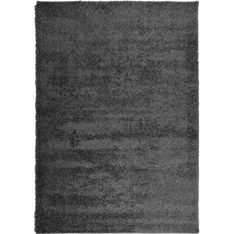 Tappeto Shaggy PAMPLONA Pelo Lungo Moderno Antracite 120x170cm vidaXL (1/5)