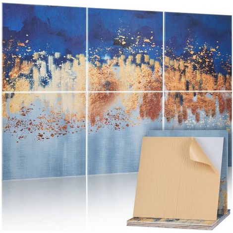 Panneau Acoustique - Lot de 6 Mousse Acoustique Mural Autocollant (1/5)