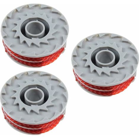 BR-Vie Ersatzfadenspule für Flymo FLY021 Trimmer/Freischneider, kompatibel mit Contour 500 XT, Power Trim 500 XT, Mini Trim Contour XT, Mini Trim Auto ST/XT/Plus XT (3 Stück) (1/5)