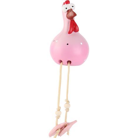 Figurine décorative en céramique représentant une poule Hilde pour la maison ou le jardin. (1/4)