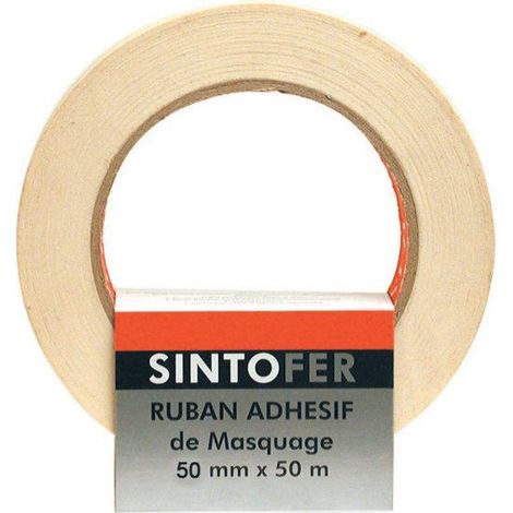 Rouleau de ruban adhésif de protection de carrosserie 50mmx50m SINTO