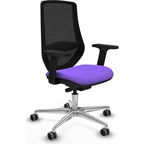 Piqueras y Crespo D086G0W Silla de oficina lila confortable (1/3)