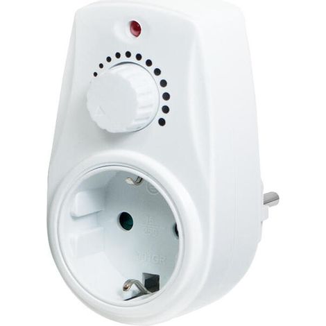Ic intracom italy 045727 pa0151-adaptador de enchufe con dimmer-blanco (1/4)