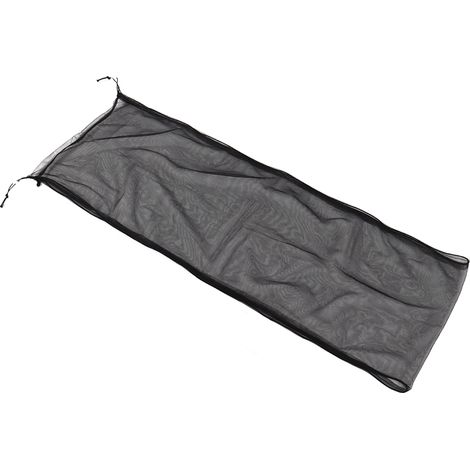 Housse de cage à oiseaux en maille élastique noire ajustable, accessoire anti-poussière pour cages à oiseaux, adapté aux grives, aux mainates et aux alouettes. (1/5)