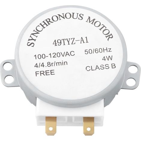 1 Moteur Synchrone Plateau Tournant Micro-Ondes 120V AC 11002014000014 TYJ50-8A19 Compatible avecSolo Four 4/4,8 Tr/min (1/5)