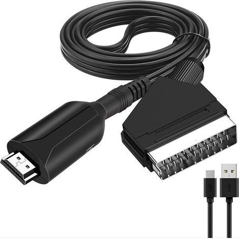 Convertisseur péritel vers Hdmi adaptateur Audio vidéo pour Hdtv/dvd/décodeur/ps3/pal/ntsc Starlight (1/4)