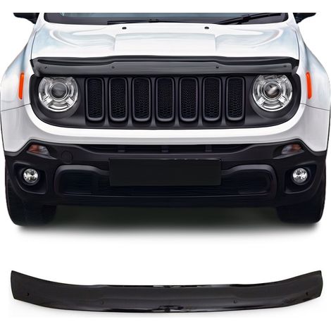Deflecteurs d'air capot de voiture pour Jeep Renegade 2015-2025 Acrylique Noir