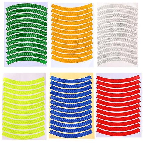 Lot de 6 bandes adhésives réfléchissantes (1/3)