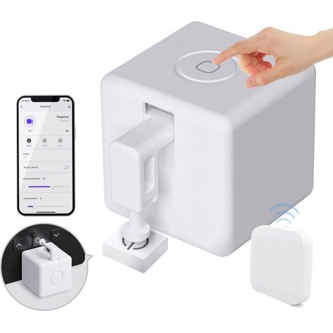 V3 Smart button Pusher BT hub télécommande sans fil Smart Switch avec passerelle (1/4)