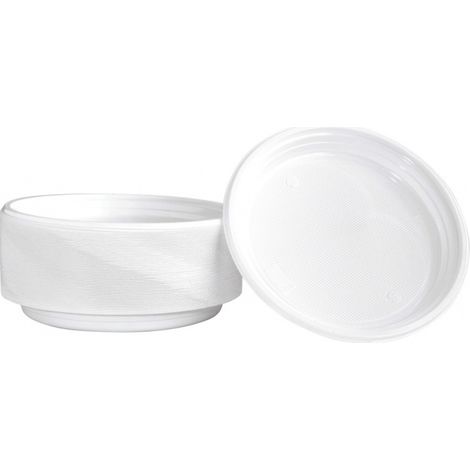 Plato de plástico reutilizable de 22 cm, OP, 100 unidades, 8924 (1/3)