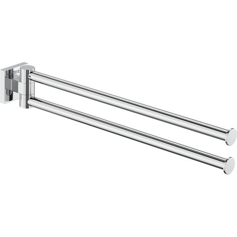 TOALLERO DOBLE GIRATORIO HOTELS SQUARE 400MM CROMADO (1/2)
